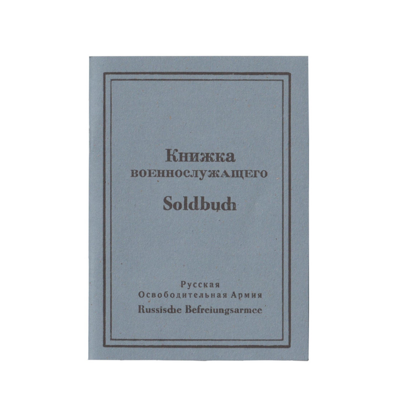 WW2 - Repro de Soldbuch ROA - Volontaire russe