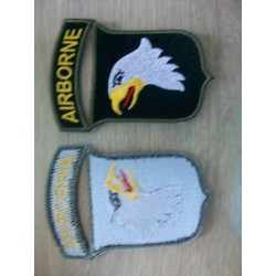 US - Patch 101e Airborn (à l'unité) Officier