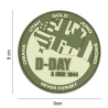 Patch PVC commémoratif - DDAY - 6-6-1944 - Rondache type Gendarmerie - Camo