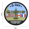 Patch PVC commémoratif - DDAY - WACO - 6-6-1944 - Rondache type Gendarmerie