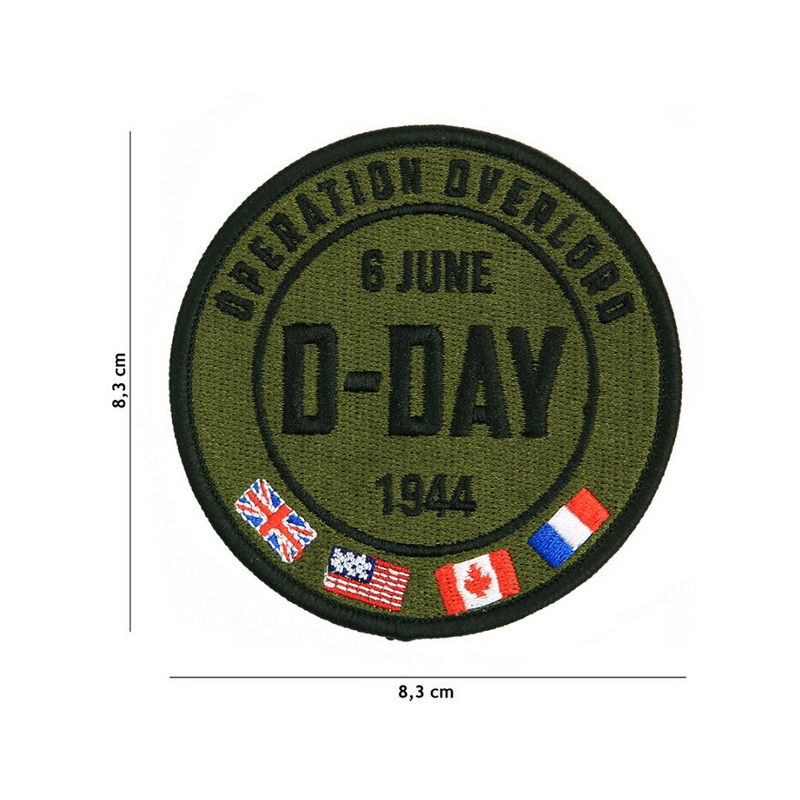 US - Patch commémoratif - DDAY D-DAY - Débarquement 06/06/1944 06 juin 44