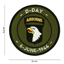US - Patch commémoratif - DDAY D-DAY - Débarquement 101e airbon 101st air born
