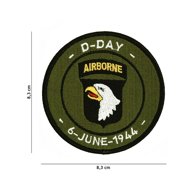 US - Patch commémoratif - DDAY D-DAY - Débarquement 101e airbon 101st air born