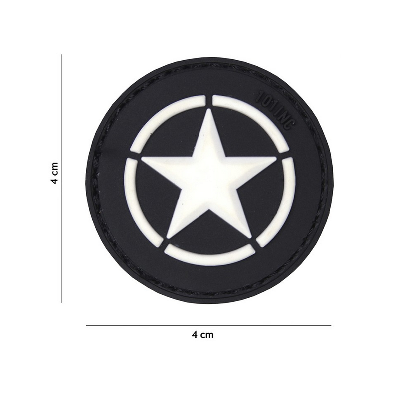 US - Patch 3D PVC Allied star