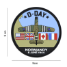 Patch PVC commémoratif - DDAY - HORSA planneur - 6-6-1944 - Rondache type Gendarmerie