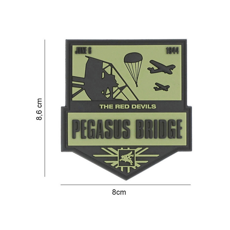 Patch PVC commémoratif - DDAY - Pegasus Bridge