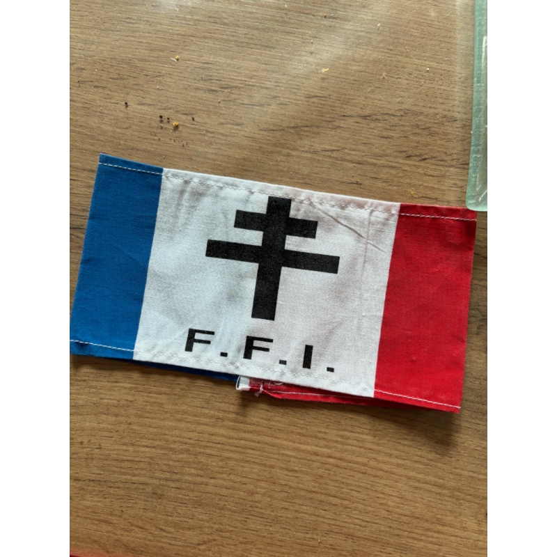 Reproduction de Brassard FFI Force Française de l'intérieur WW2