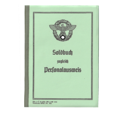 WW2 - reproduction Soldbuch...