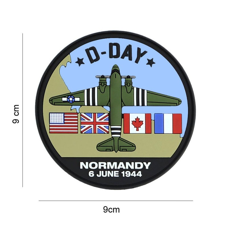 Rondache Type Gendarmerie - commémorative - PVC - DDAY 1944 US C-47 Skytrain