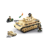Sluban Seconde Guerre Mondiale Tank Allemand : M38-B0693 2 en 1