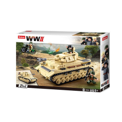Sluban Seconde Guerre Mondiale Tank Allemand : M38-B0693 2 en 1