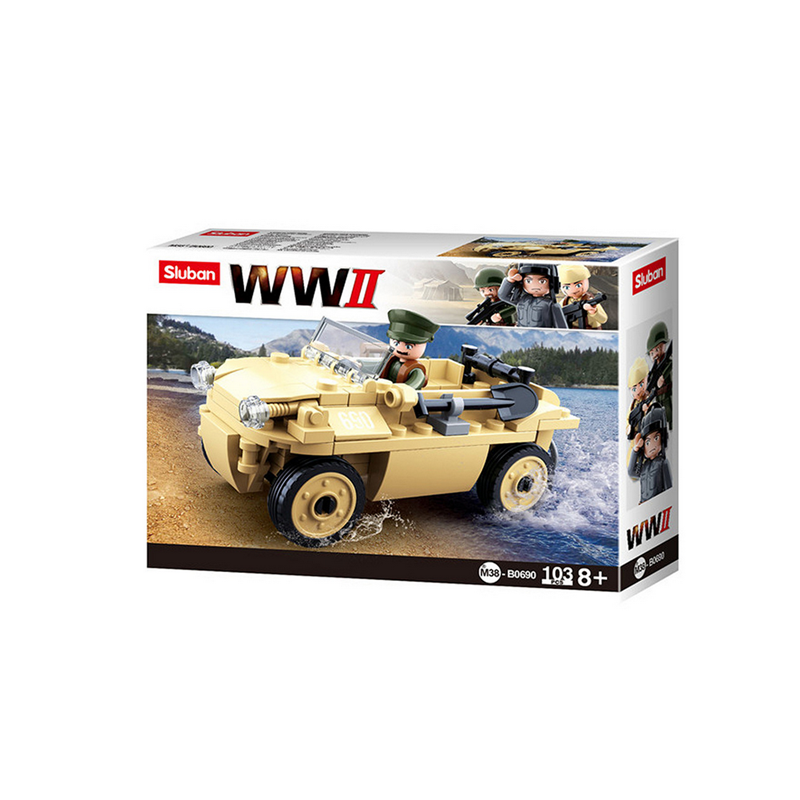 Sluban 2° Guerre Mondiale: Voiture amphibie Allemande - M38-B0690