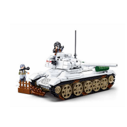 Sluban (Battle of Budapest)-tank (white) M38-B0978 T34-85 Hivers