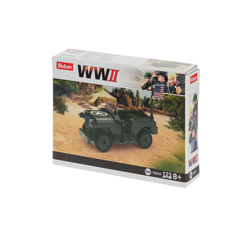 Sluban WWII Jeep Willys US Army M38-70210