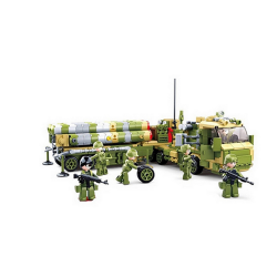 Sluban Armée missile antiaérien S-400 présentoir 6 en 1