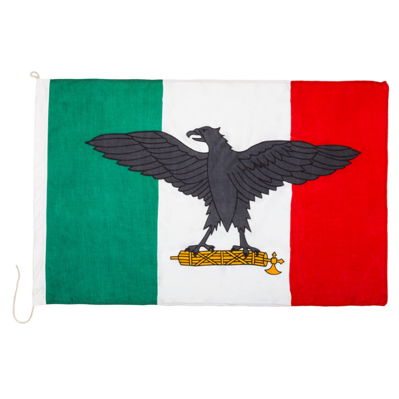 WW2 - Drapeau RSI italie 1943-1945 - COTON