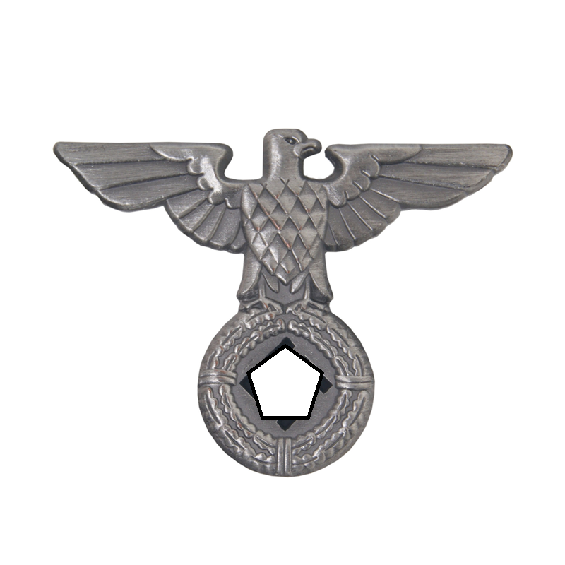 GER - Repro d'aigle de casquette SS ou SA précoce Haute qualité