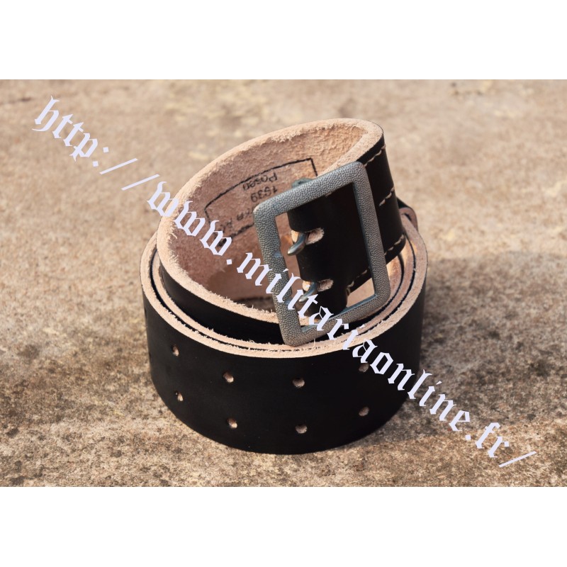 Ceinture WH officier noire