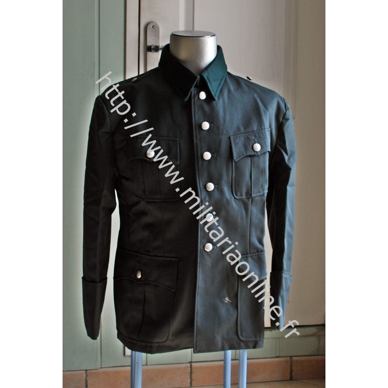 Veste M36 feldgrau pour officier (gabardine) - Haute qualité