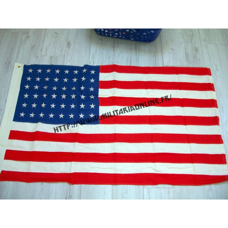 Drapeau US - 48 etoiles - WW2 - en Coton haute qualité