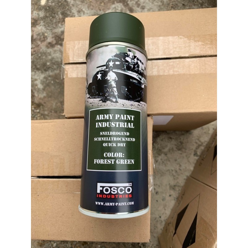 WW2 - FOSCO - Bombe de peinture FORREST GREEN