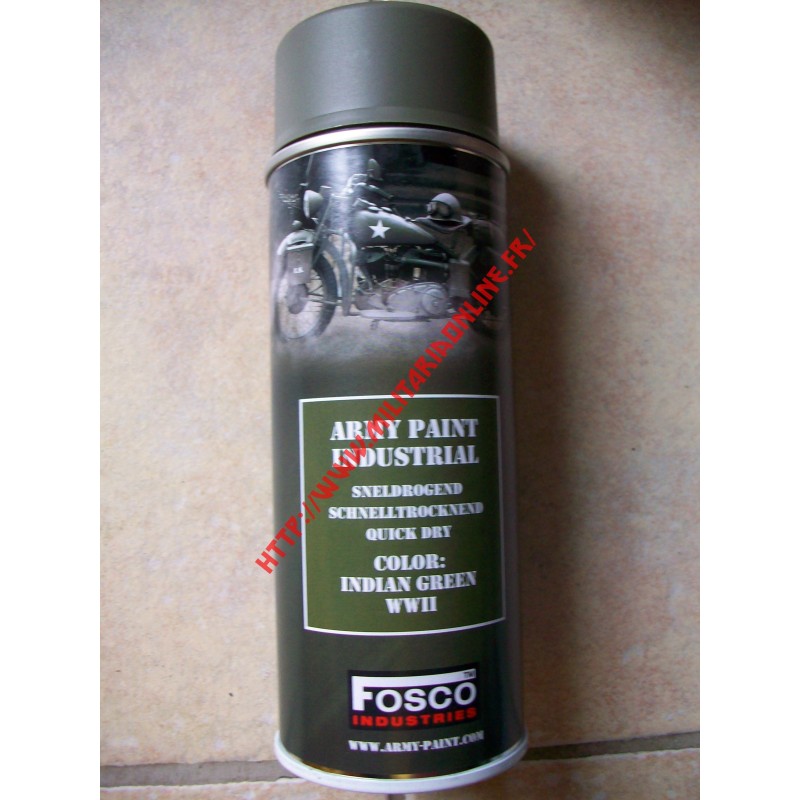 WW2 - Bombe de peinture FOSCO - Indian Green